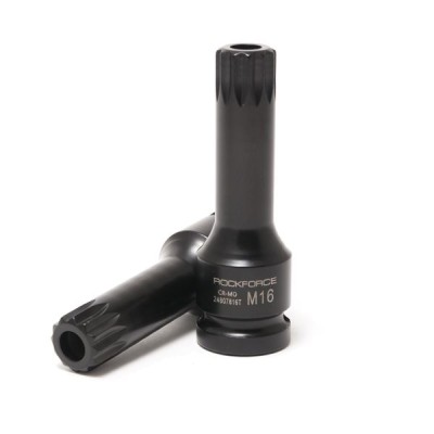 Головка-бита SPLINE глубокая ударная1/2", M5 с отверстием ROCKFORCE RF-24807805T Головка-бита SPLINE глубокая ударная1/2", M5 с отверстием ROCKFORCE RF-24807805T