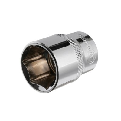 Головка шестигранная 1/2", 22мм*38мм, Cr-V Intertool ET-0022