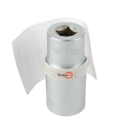 Головка шестигранна подовжена 1/2", 27мм * 78мм Intertool ET-0127