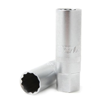 Головка свечная 14мм, 3/8",12гр.(L-65мм),на пластиковом держателе Forsage F-807314