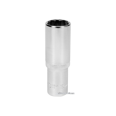 Головка торцевая двенадцатигранная длинная YATO 1/2" М19 х 77 мм YT-12941