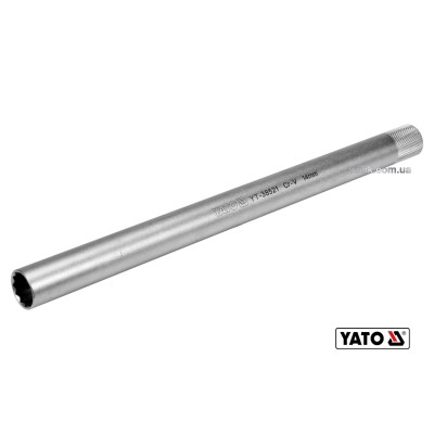 Головка торцевая двенадцатигранная для свечей YATO 3/8" M14 x 250 мм Cr-V YT-38521