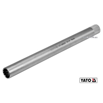 Головка торцевая двенадцатигранная для свечей YATO 3/8" M16 x 250 мм Cr-V YT-38522