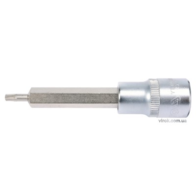 Головка торцевая с отверточной насадкой TORX YATO 1/2" Т20 х 100 мм YT-04320