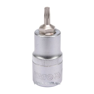 Головка торцевая с отверточной насадкой TORX YATO 1/2" Т20 х 55 мм YT-04310