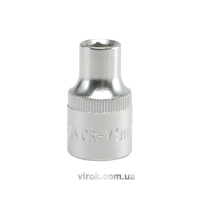 Головка торцевая шестигранная YATO 1/2" М9 х 38 мм YT-1202