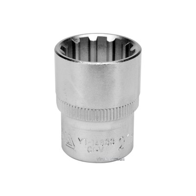 Головка торцевая Spline YATO 1/2" M21 x 38 мм CrV [Блистер] YT-14833