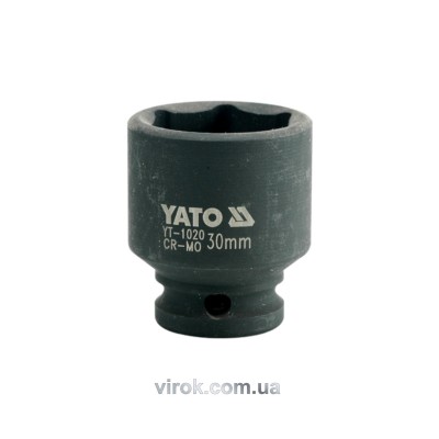 Головка торцевая ударная шестигранная YATO 1/2" М30 х 48 мм YT-1020