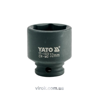Головка торцевая ударная шестигранная YATO 1/2" М32 х 48 мм YT-1022