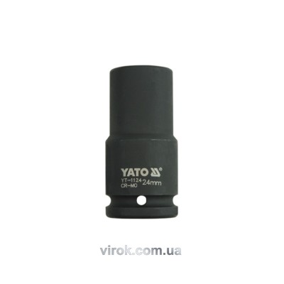 Головка торцевая ударная шестигранная YATO 3/4" М24 х 90 мм YT-1124