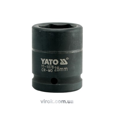 Головка торцевая ударная шестигранная YATO 3/4" М28 х 53 мм YT-1078