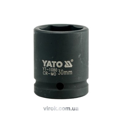 Головка торцевая ударная шестигранная YATO 3/4" М30 х 53 мм YT-1080