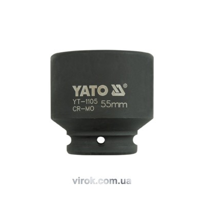 Головка торцевая ударная шестигранная YATO 3/4" М55 х 74 мм YT-1105