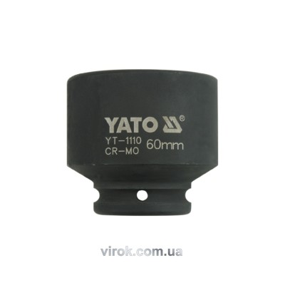 Головка торцевая ударная шестигранная YATO 3/4" М60 х 74 мм YT-1110