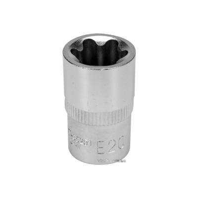 Головка торцевая YATO TORX E20 1/2" CrV [Блистер] YT-05251