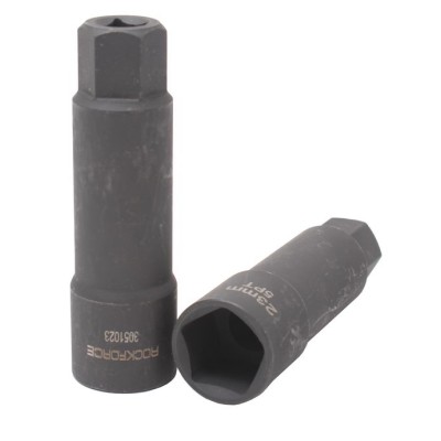 Головка ударная 5-гранная 23мм, 3/8"(L-100мм), на пластиковом держателе ROCKFORCE RF-3051023 Головка ударная 5-гранная 23мм, 3/8"(L-100мм), на пластиковом держателе ROCKFORCE RF-3051023