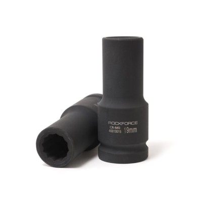 Головка ударная глубокая 19мм 3/4" 12гр. ROCKFORCE RF-46810019 Головка ударная глубокая 19мм 3/4" 12гр. ROCKFORCE RF-46810019