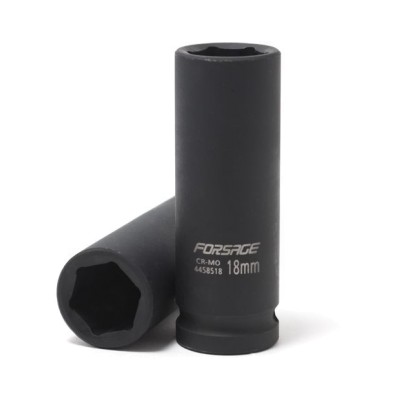Головка ударная глубокая 38мм 1/2" 6гр. Forsage F-4458538