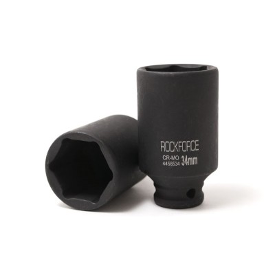 Головка ударная глубокая 38мм (6гр.),1/2" ROCKFORCE RF-4458538 Головка ударная глубокая 38мм (6гр.),1/2" ROCKFORCE RF-4458538