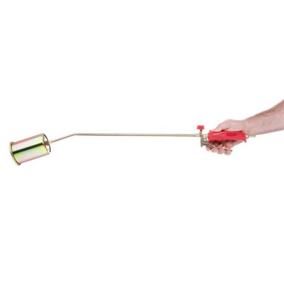 Горелка газовая с регулятором и клапаном 830мм, сопло 138мм, ?76мм Intertool GB-0047