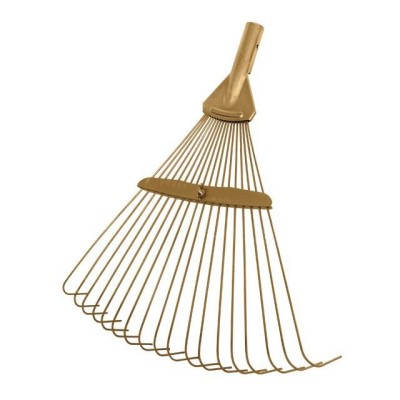 Граблі віялові 18 прутів, регулювання ширини робочої поверхні, круглий прут Intertool FT-3006