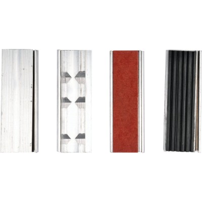 Губки змінні до лещат м'які YATO: b= 100 мм, з алюмінієвою основою і магнітним кріпленням, 4 пари YT-65006