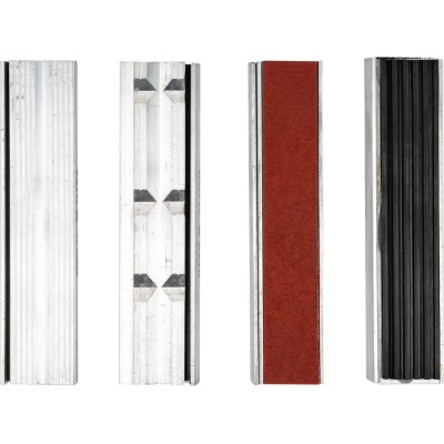 Губки змінні до лещат м'які YATO: b= 150 мм, з алюмінієвою основою і магнітним кріпленням, 4 пари YT-65008