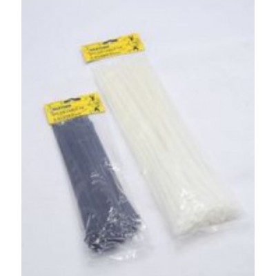 Хомут пластиковий 3,6 х400мм білий (100шт) Partner PA-36400W