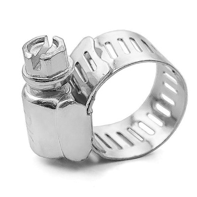 Хомут стальной оцинкованный 12,7 мм D 13-23 мм Intertool TC-0113