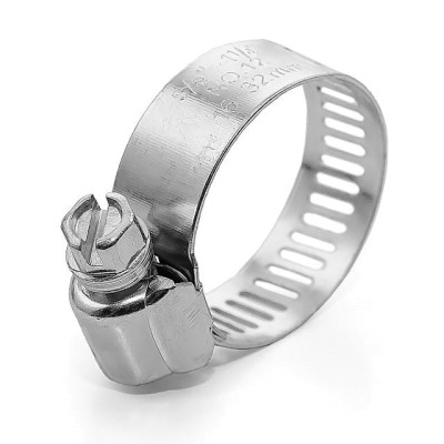 Хомут стальной оцинкованный 12,7 мм D 18-32 мм Intertool TC-0118