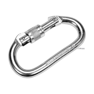 Карабин стальной YATO с зазором блокировки 16 мм 115 х 55 мм YT-74229