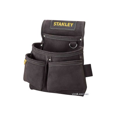 Карманы на пояс замшевые STANLEY 2 для инструментов и 2 для гвоздей STST1-80116 Карманы на пояс замшевые STANLEY 2 для инструментов и 2 для гвоздей STST1-80116
