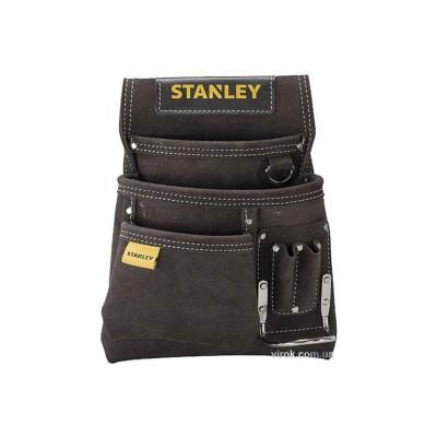 Карманы на пояс замшевые STANLEY для инструментову и гвоздей с держателем для молотка STST1-80114 Карманы на пояс замшевые STANLEY для инструментову и гвоздей с держателем для молотка STST1-80114