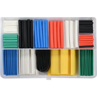 Кембрики термоусадочные до 125 °C YATO различных размеров 171 шт. YT-06867