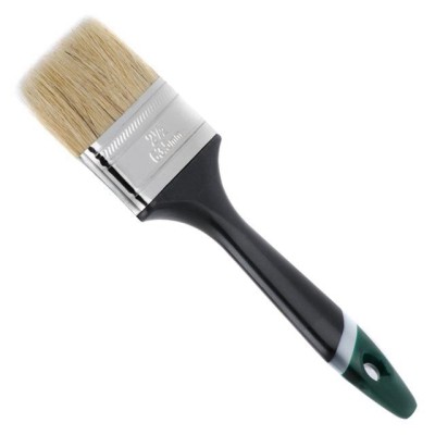 Пензель флейцевий 63*12*38 мм, пластикова ручка Intertool KT-1363