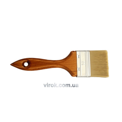 Кисть малярная плоская лакированная VIROK PROFI 50 мм 19V005 Кисть малярная плоская лакированная VIROK PROFI 50 мм 19V005