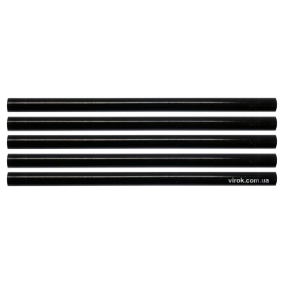 Клеевые стержни черные YATO 11.2 x 200 мм 5 шт YT-82433