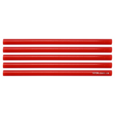 Клеевые стержни красные YATO 11.2 x 200 мм 5 шт YT-82434