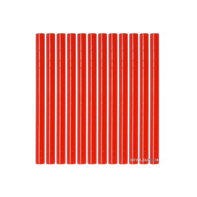 Клеевые стержни красные YATO 7.2 х 100 мм 12 шт YT-82442