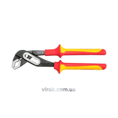 Клещи диэлектрические YATO переставные l=250 мм YT-21161