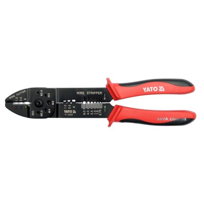 Клещи для обжима и очистки проводов 1.5-6 мм? YATO 240 мм YT-22930