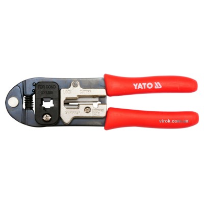 Клещи для обжима и очистки проводов YATO 195 мм YT-2242