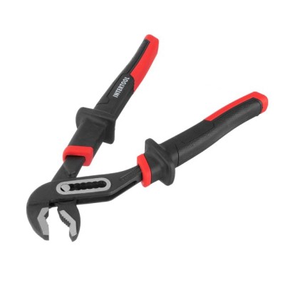 Кліщі сантехнічні 250мм, кована сталь 40CrV, двокомпнентні рукоятки, STORM Intertool NT-0165