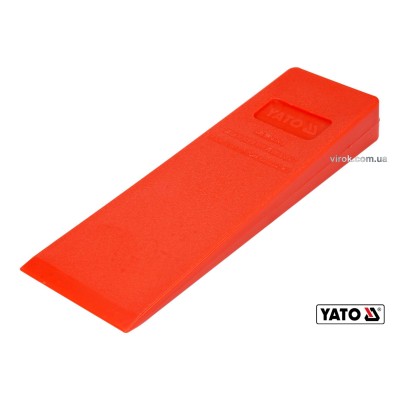 Клин для раскалывания дерева пластиковый YATO 245 x 85 x 30 мм 315 г YT-79881
