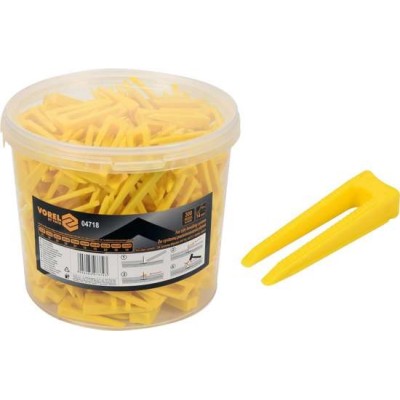 Клини для викладання керамічної плитки VOREL : 300 шт. 4718