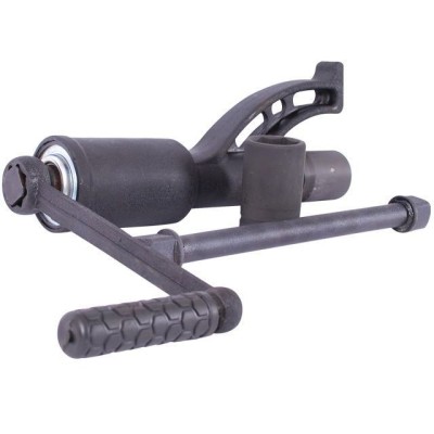 Ключ балонний роторний на підшипнику для вантаж. авто 310мм, передавальне відн. 1:56, макc. крутий. мом. 5000Nm, головки 32, 33мм, пластиковий кейс Intertool XT-0004