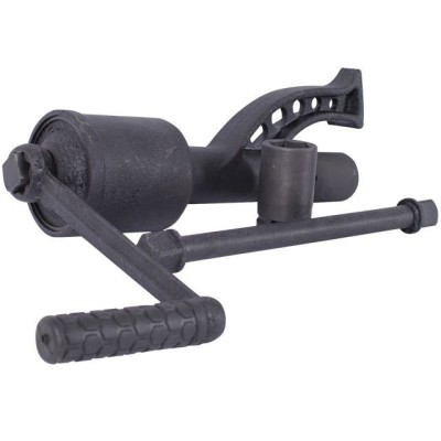 Ключ балонний роторний на підшипнику для вантаж. автом. 340мм, передатне відношення 1:78, макc. крутий. мом. 7000Nm, головки 32, 33мм, пластиковий кейс Intertool XT-0005