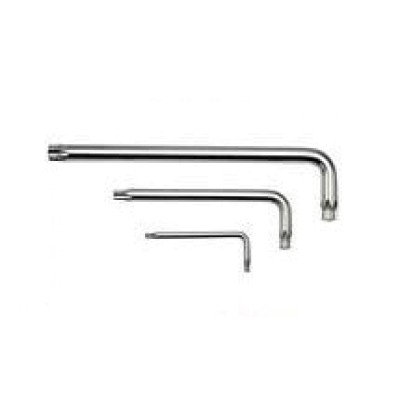Ключ Г-образный TORX экстра длинный T20H с отверстием ROCKFORCE RF-76720XL
