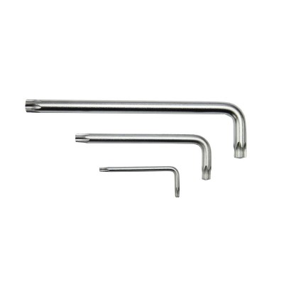 Ключ Г-образный TORX T15H с отверстием ROCKFORCE RF-76715