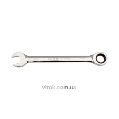 Ключ комбинированный с трещоткой YATO М22 х 290 мм YT-0201